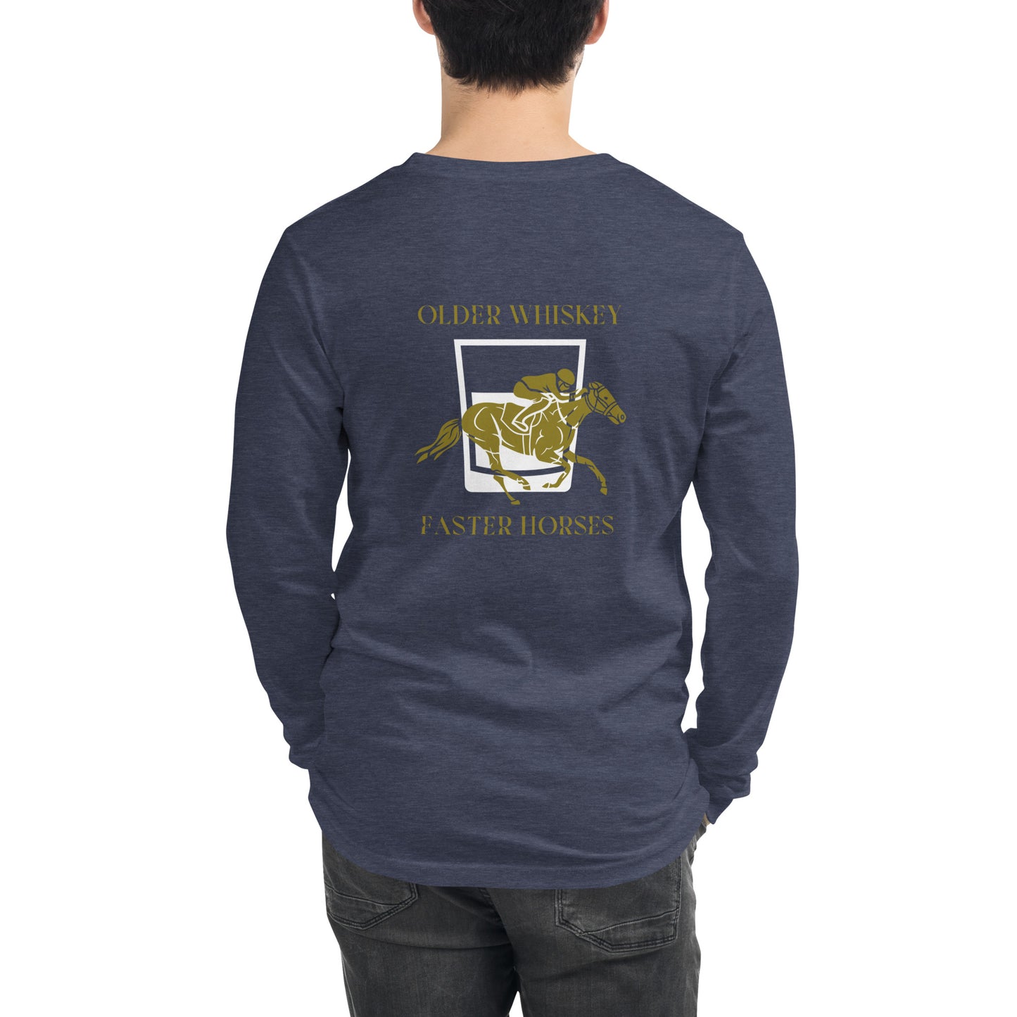 Whiskey and Horses Long Sleeve Tee