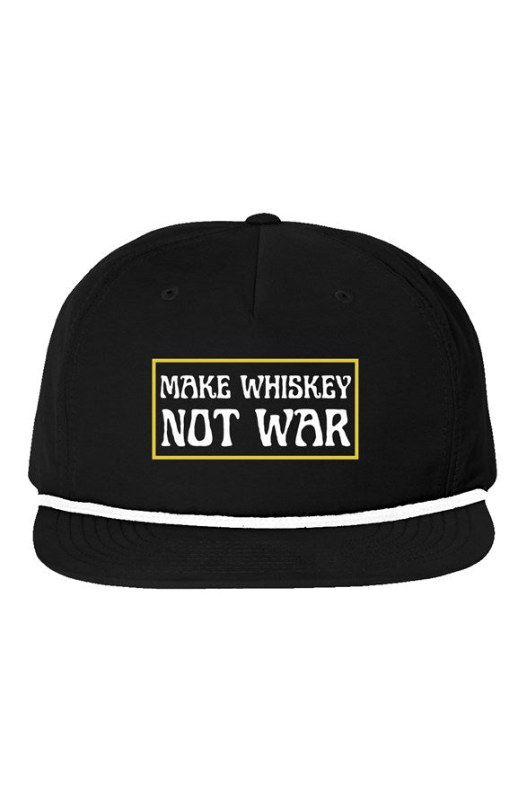 Make Whiskey Not War Golf Cap